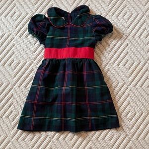 Never Worn The Beaufort Bonney Company Kids Tartan Dress with Red Bow